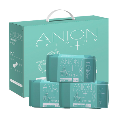 Premium anion sanitary napkin daily set
