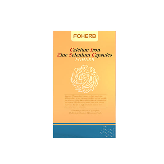 FOHERB Calcium · Iron · Zinc · Selenium Capsules