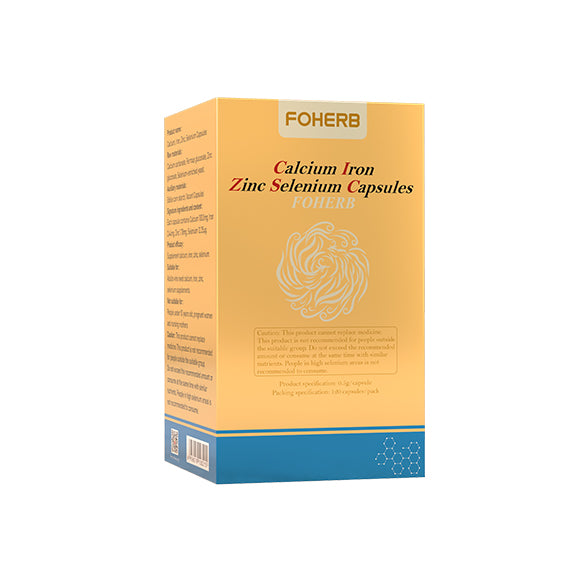 FOHERB Calcium · Iron · Zinc · Selenium Capsules